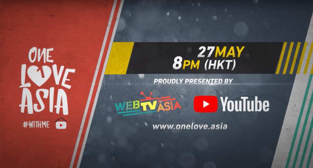 WebTVAsia and YouTube announced “ONE LOVE ASIA” in support of&nbsp;UNICEF