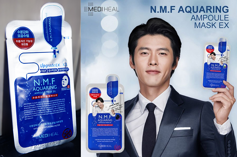 I tried the Mediheal mask that Hyunbin’s endorsing; after 3 months without any skincare routine