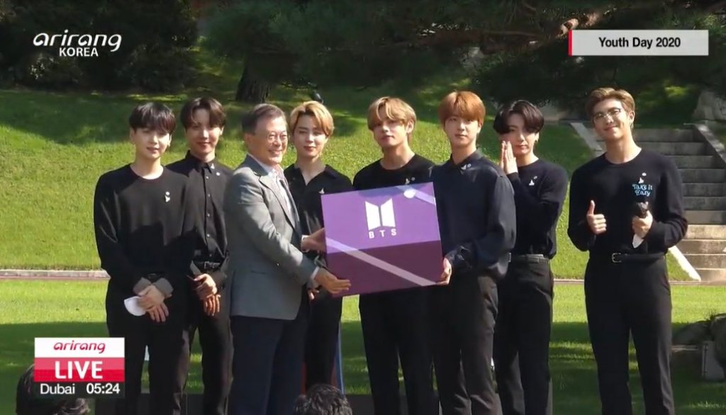 BTS Donated A Time Capsule As A Gift For Korea’s Youth Day in 2039 (+ the boys’ speech, photo with President Moon Jae&nbsp;In)