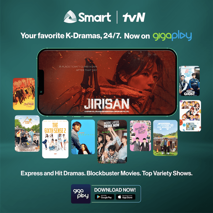 Premier K-channel tvN Now Exclusively On Smart’s GigaPlay: Experience A Suite Of K-dramas Right At Your&nbsp;Fingertips