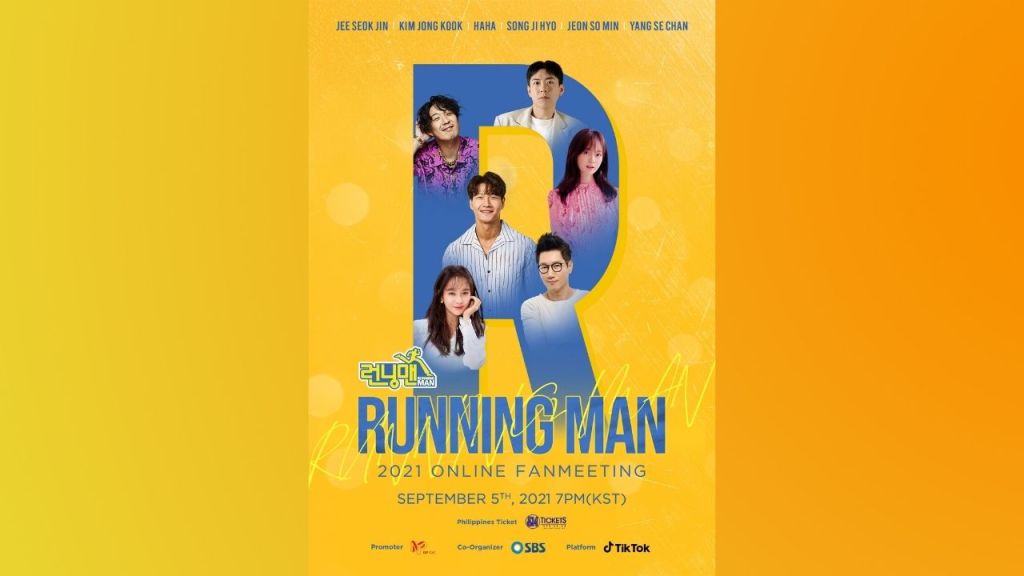 RUNNING MAN Cast Members Will Have An Online Fan Meeting On September&nbsp;5