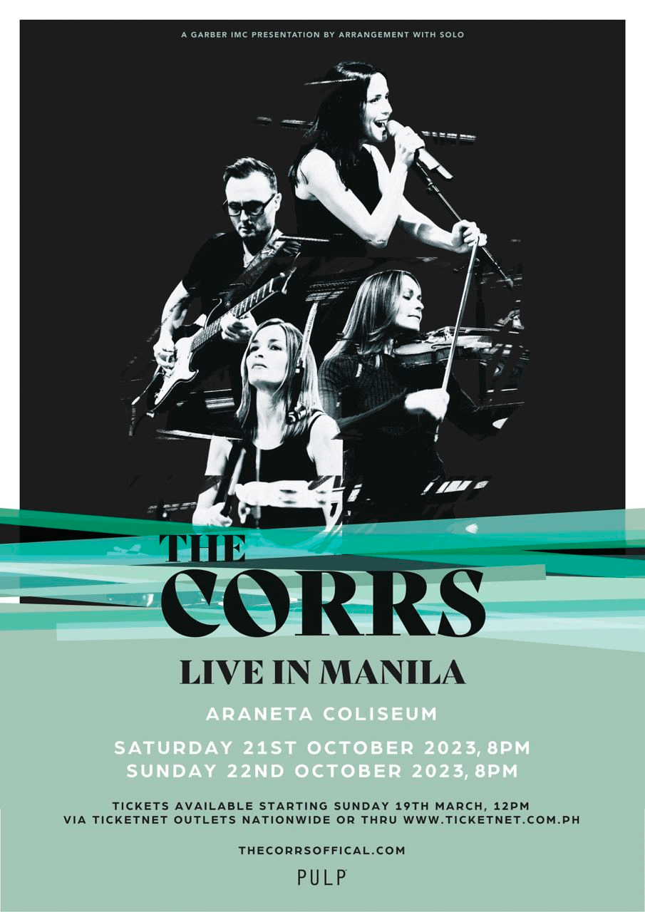 Iconic Irish Hitmakers The Corrs Go Full Circle As They Return To Manila This October&nbsp;2023