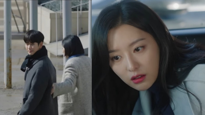 Hae In Finds Hyun Woo In Prison in Queen Of Tears Episode 15 Preview (via tvN)