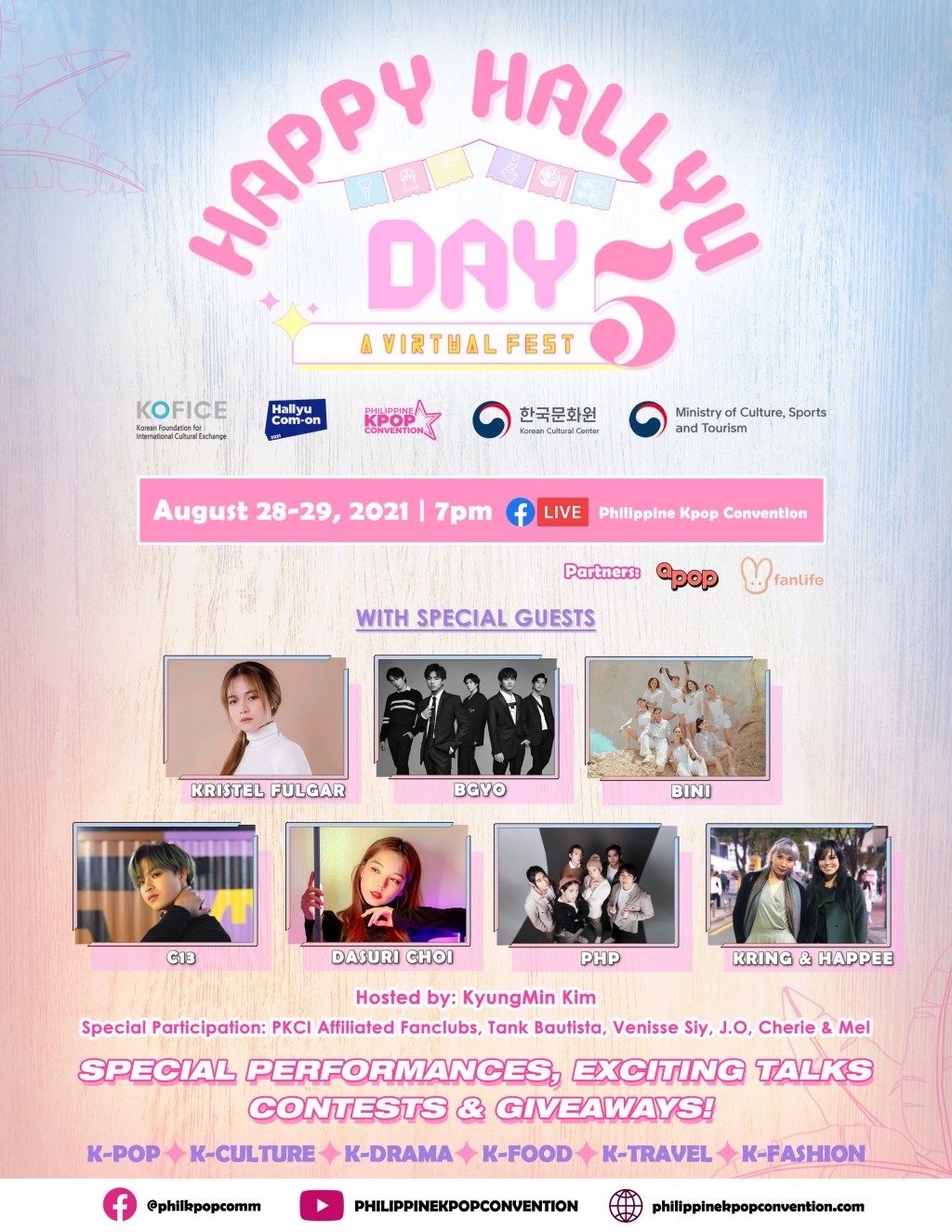 KCC, together with PKCI, bring Happy Hallyu Day 5: A Virtual&nbsp;Fest
