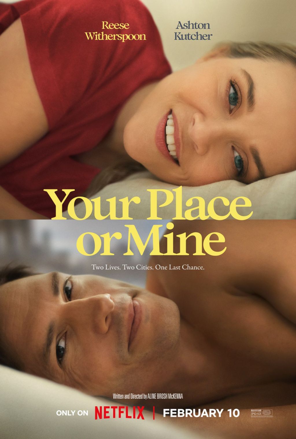 Netflix Releases The Trailer And Key Art For Your Place Or Mine, Starring Reese Witherspoon And Ashton&nbsp;Kutcher