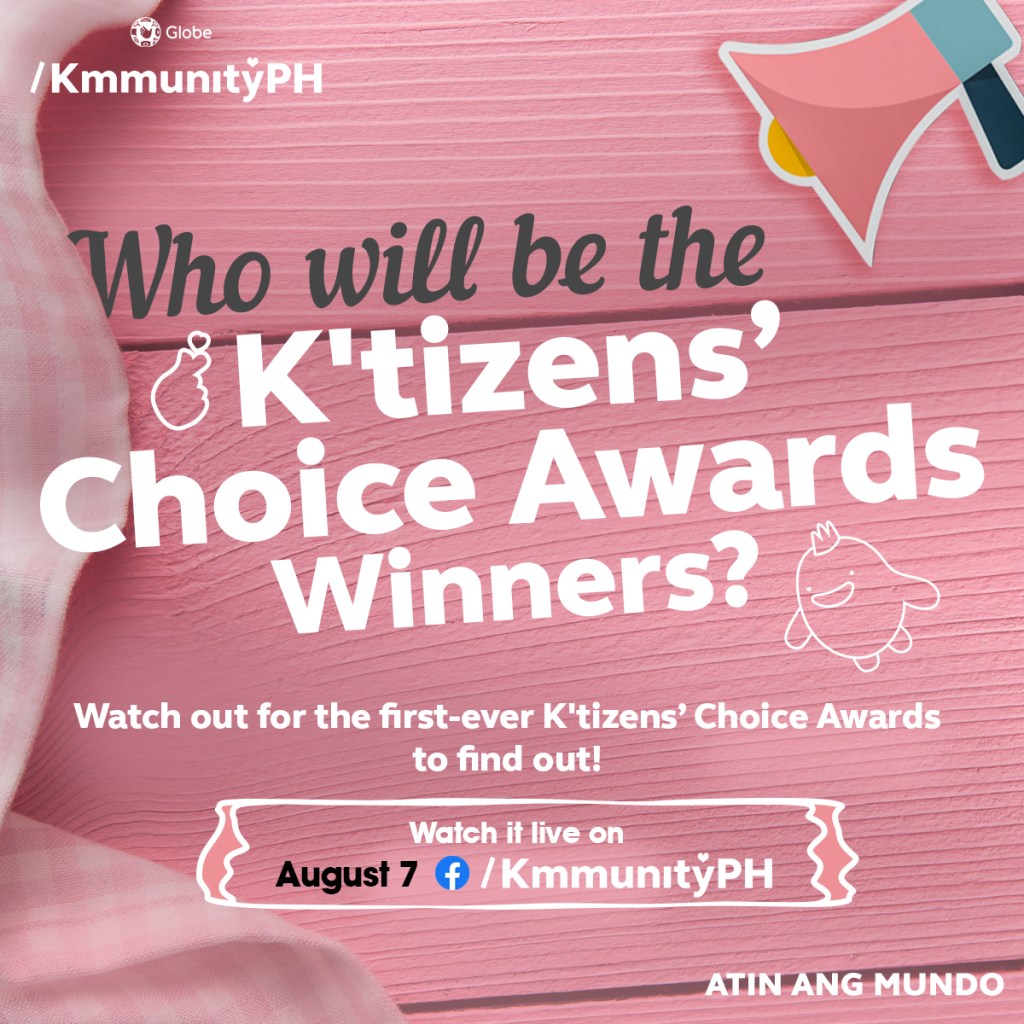 Mark your calendars: Kmmunity PH’s first-ever K’tizens’ Choice Awards happens on August&nbsp;7!
